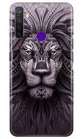 Lion Mobile Back Case for Realme 5i  (Design - 315)