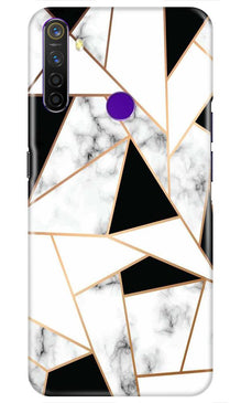 Marble Texture Mobile Back Case for Realme 5  (Design - 322)