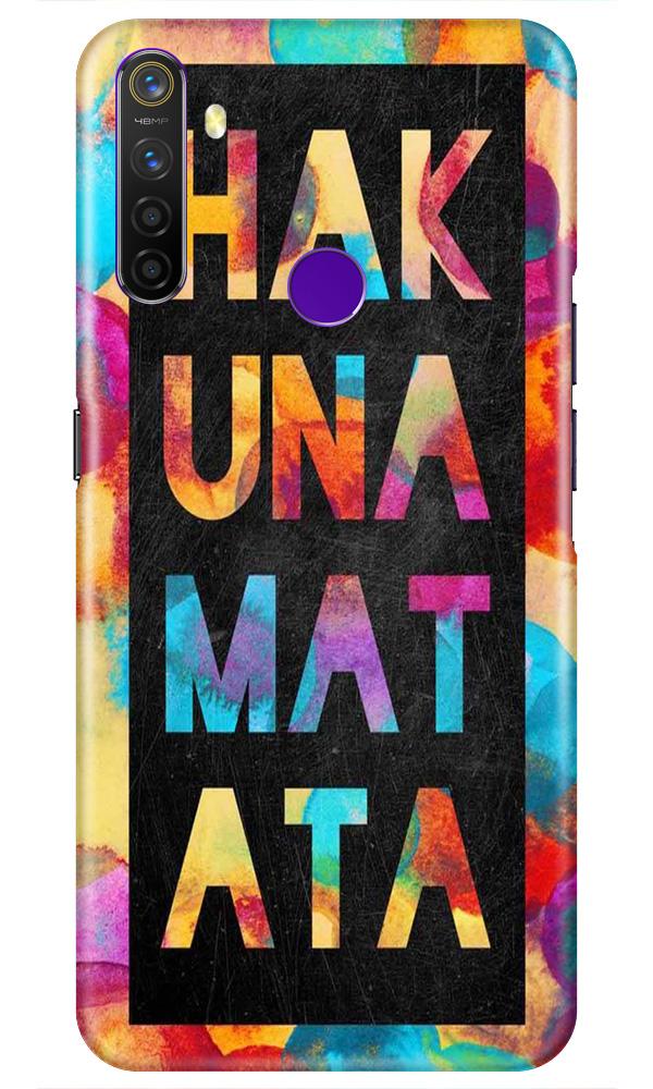 Hakuna Matata Mobile Back Case for Realme 5i  (Design - 323)