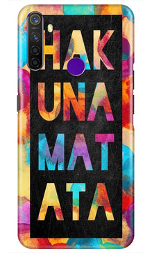 Hakuna Matata Mobile Back Case for Realme 5 Pro  (Design - 323)