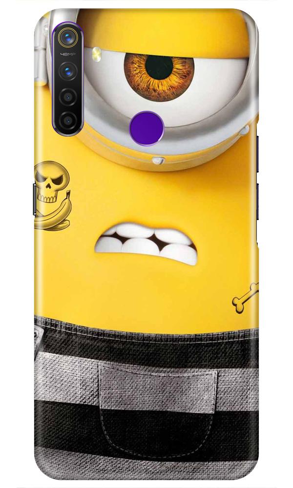 Minion Mobile Back Case for Realme 5s  (Design - 324)