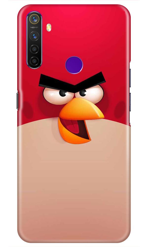 Angry Bird Red Mobile Back Case for Realme 5i(Design - 325)