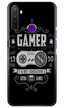 Gamer Mobile Back Case for Realme 5 Pro  (Design - 330)