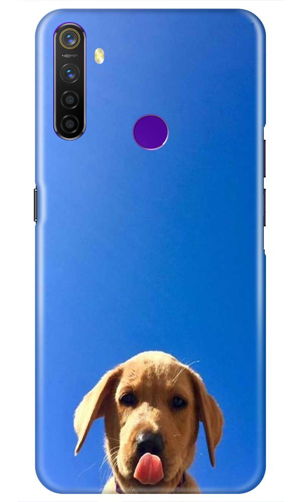 Dog Mobile Back Case for Realme 5  (Design - 332)
