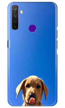 Dog Mobile Back Case for Realme 5 Pro  (Design - 332)