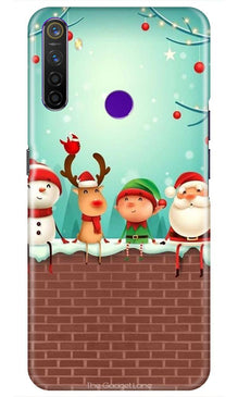 Santa Claus Mobile Back Case for Realme 5i  (Design - 334)