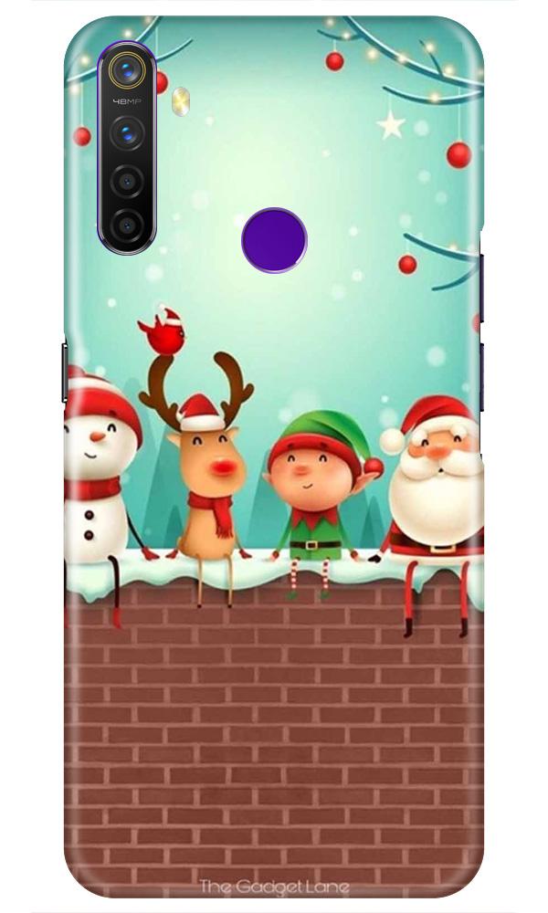 Santa Claus Mobile Back Case for Realme 5  (Design - 334)
