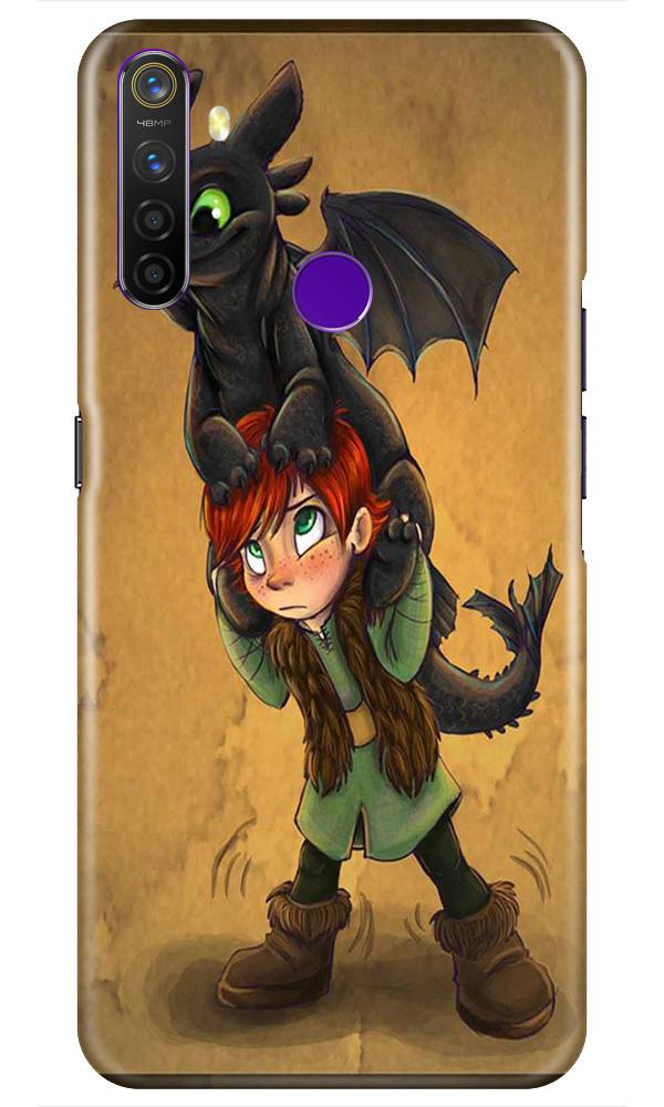 Dragon Mobile Back Case for Realme 5i  (Design - 336)