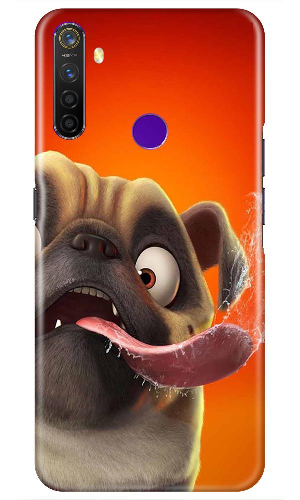 Dog Mobile Back Case for Realme 5 Pro  (Design - 343)