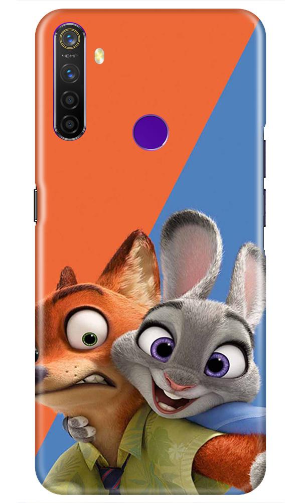 Cartoon Mobile Back Case for Realme 5s  (Design - 346)