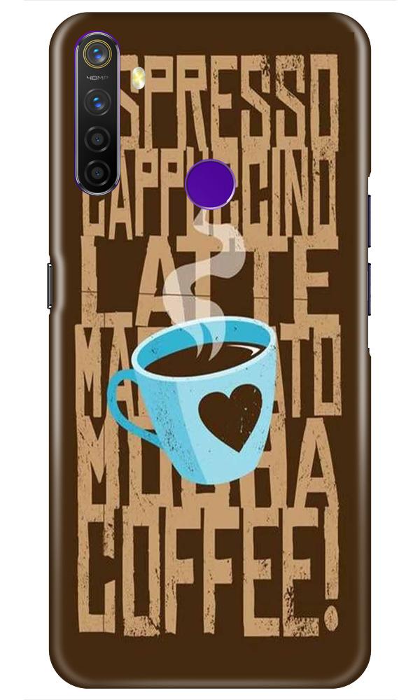 Love Coffee Mobile Back Case for Realme 5s  (Design - 351)