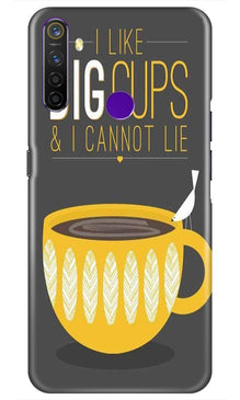 Big Cups Coffee Mobile Back Case for Realme 5s  (Design - 352)