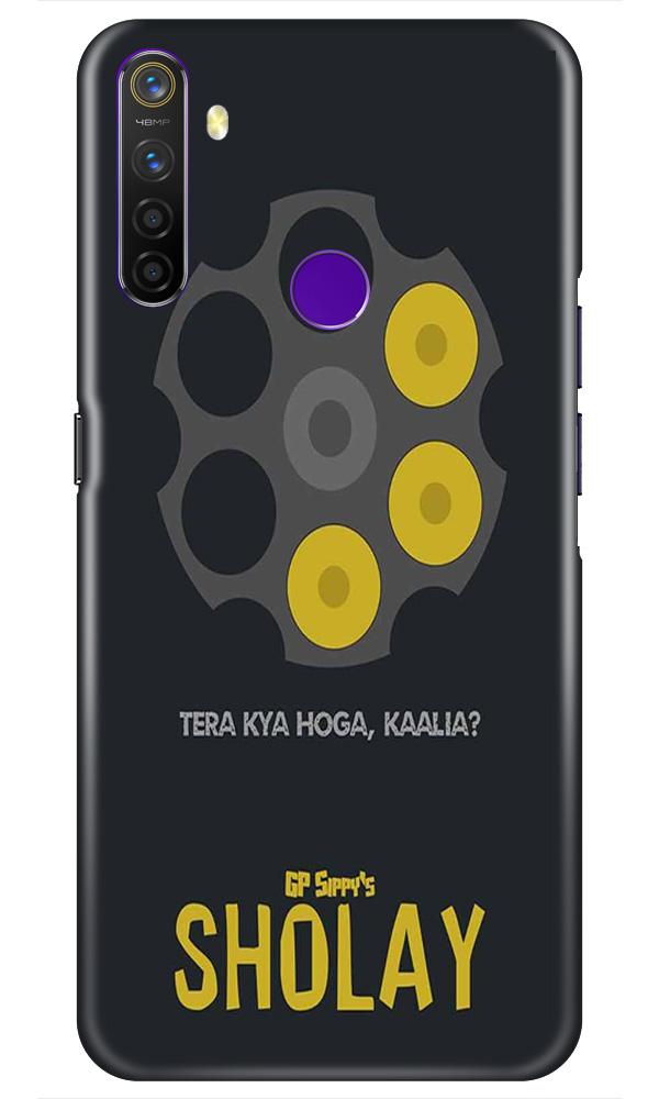 Sholay Mobile Back Case for Realme 5  (Design - 356)