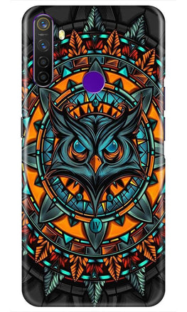 Owl Mobile Back Case for Realme 5i  (Design - 360)