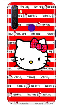 Hello Kitty Mobile Back Case for Realme 5i  (Design - 364)