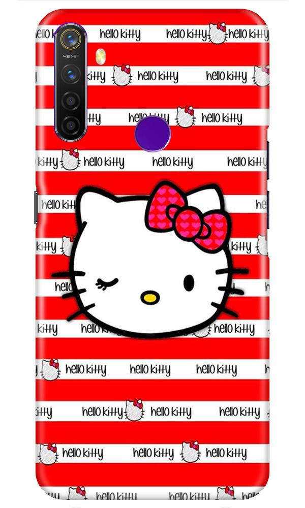 Hello Kitty Mobile Back Case for Realme 5  (Design - 364)