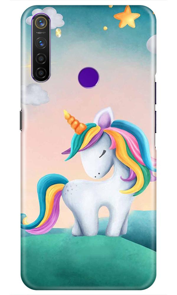 Unicorn Mobile Back Case for Realme 5  (Design - 366)