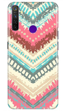 Pattern Mobile Back Case for Realme 5  (Design - 368)
