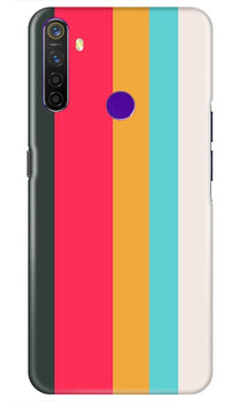Color Pattern Mobile Back Case for Realme 5  (Design - 369)
