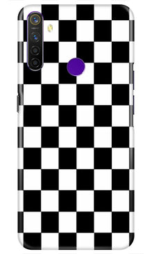 Black White Boxes Mobile Back Case for Realme 5 Pro  (Design - 372)