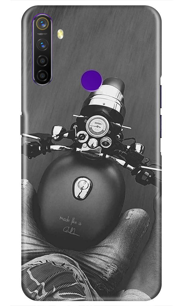 Royal Enfield Mobile Back Case for Realme 5 Pro  (Design - 382)