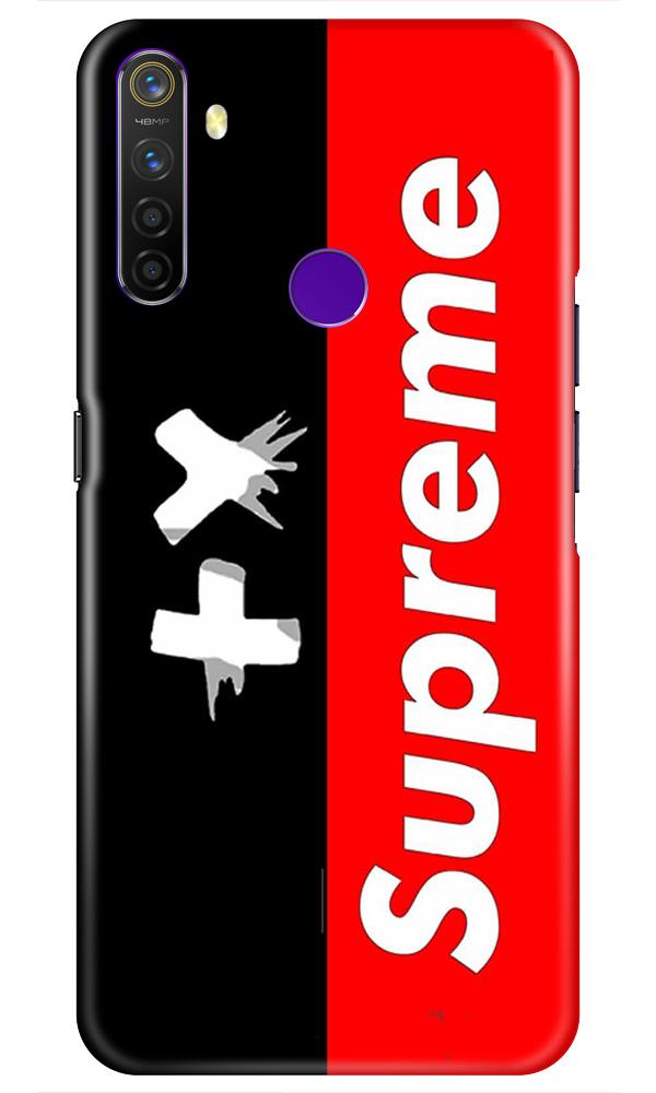 Supreme Mobile Back Case for Realme 5  (Design - 389)