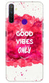 Good Vibes Only Mobile Back Case for Realme 5 Pro  (Design - 393)