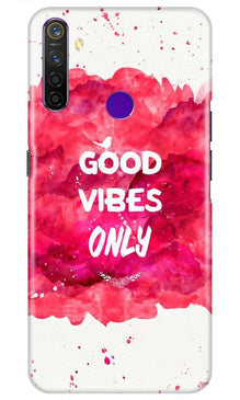 Good Vibes Only Mobile Back Case for Realme 5 Pro  (Design - 393)