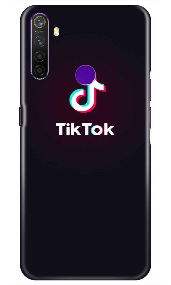 Tiktok Mobile Back Case for Realme 5  (Design - 396)
