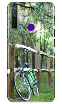 Bicycle Mobile Back Case for Realme 5s (Design - 208)