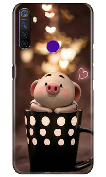 Cute Bunny Mobile Back Case for Realme 5s (Design - 213)