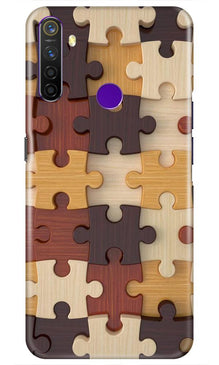 Puzzle Pattern Mobile Back Case for Realme 5s (Design - 217)