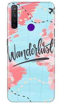 Wonderlust Travel Mobile Back Case for Realme 5s (Design - 223)