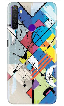 Modern Art Mobile Back Case for Realme 5s (Design - 235)