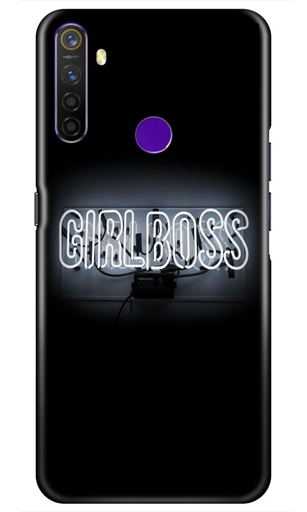 Girl Boss Black Case for Realme 5s (Design No. 268)