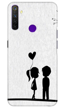 Cute Kid Couple Mobile Back Case for Realme 5s (Design - 283)