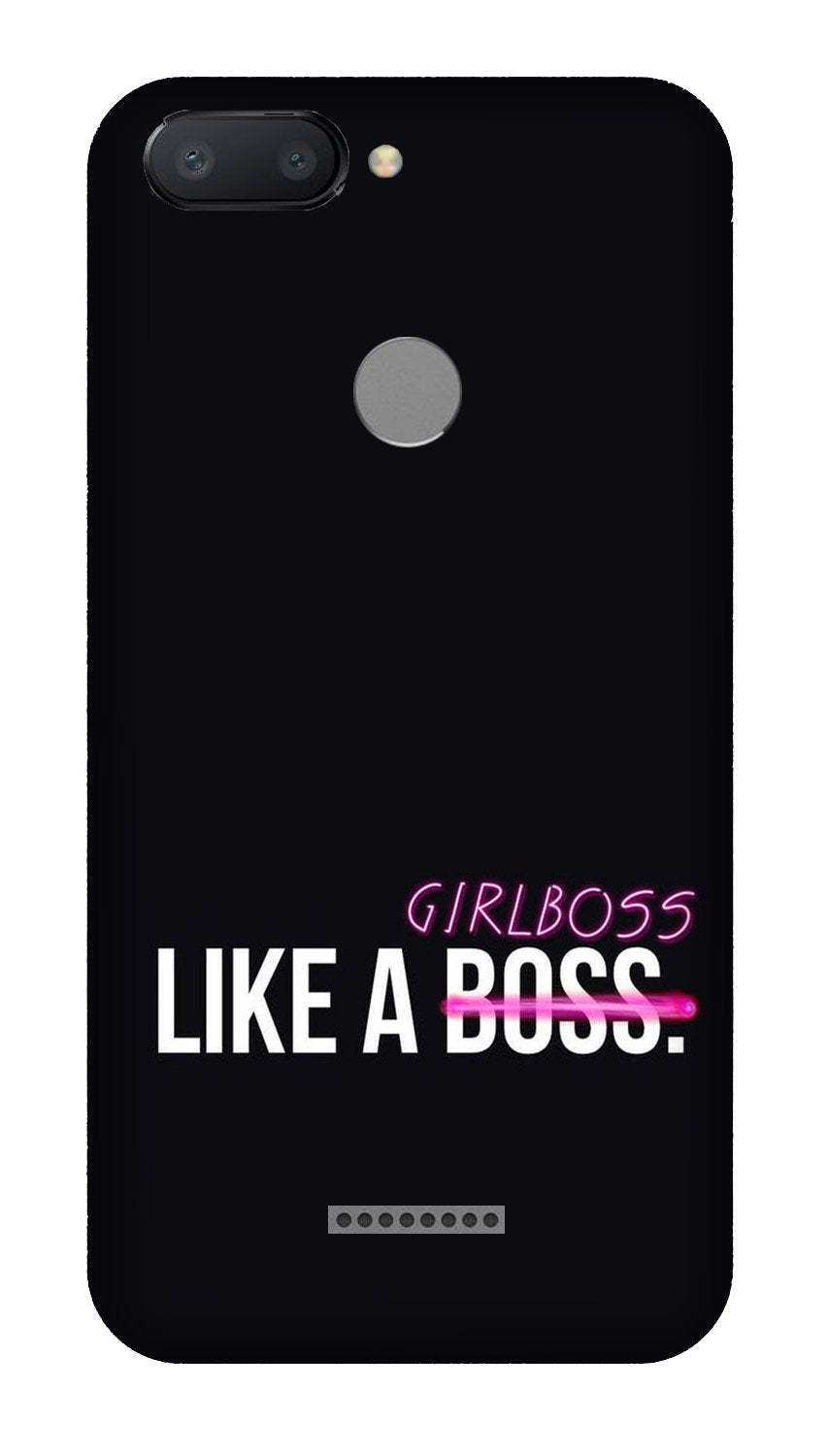 Like a Girl Boss Case for Xiaomi Redmi 6 (Design No. 265)
