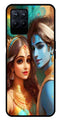 Lord Radha Krishna Metal Mobile Case for Realme 8i  (Design No -01)