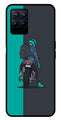 Bike Lover Metal Mobile Case for Realme 8i  (Design No -05)
