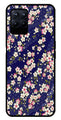 Flower Design Metal Mobile Case for Realme 8i  (Design No -25)
