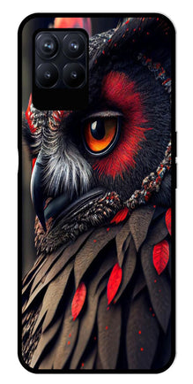 Owl Design Metal Mobile Case for Realme 8i