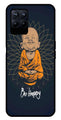 Be Happy Metal Mobile Case for Realme 8i  (Design No -27)
