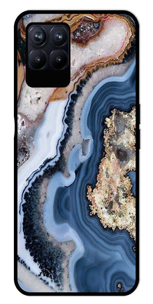 Marble Design Metal Mobile Case for Realme 8i