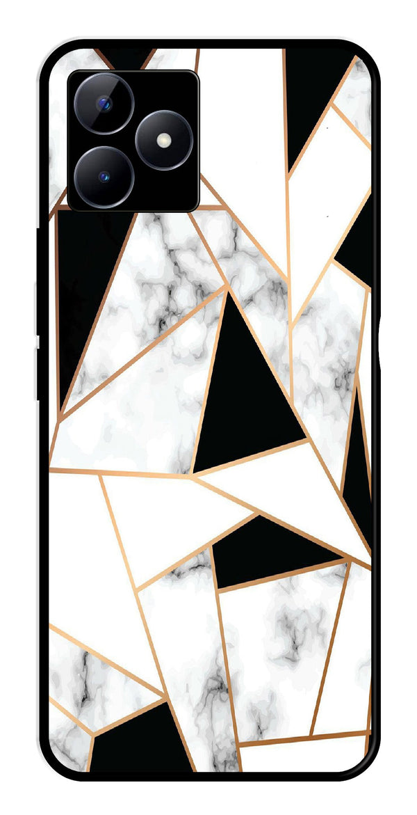 Marble Design2 Metal Mobile Case for Realme C53   (Design No -08)