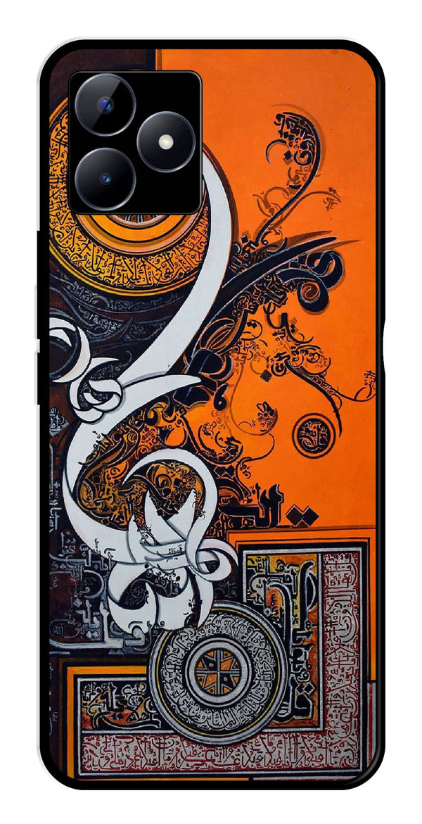 Qalander Art Metal Mobile Case for Realme C53   (Design No -16)