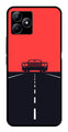 Car Lover Metal Mobile Case for Realme C53   (Design No -21)