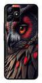 Owl Design Metal Mobile Case for Realme C53   (Design No -26)