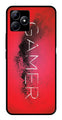 Gamer Pattern Metal Mobile Case for Realme C53   (Design No -41)