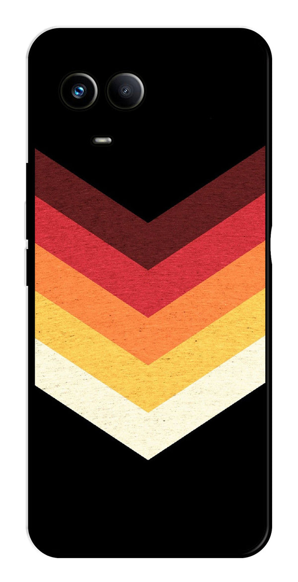 MultiColor Arrow Metal Mobile Case for Realme 11 5G   (Design No -04)