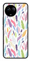 Colorful Feathers Metal Mobile Case for Realme 11 5G   (Design No -06)